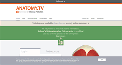Desktop Screenshot of anatomy.tv